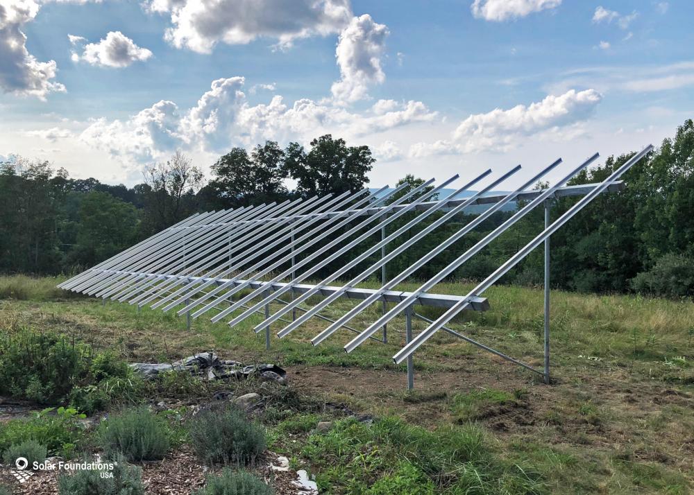 22.32 kW Ground Mount System in Wantage, NJ. This featured system is built for 6 panels high in landscape by 12 panel columns wide.